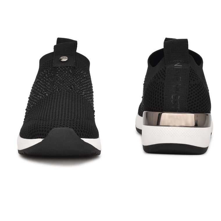 Nine West Aia Slip On Sneakers Negras | 1058-ERBLX