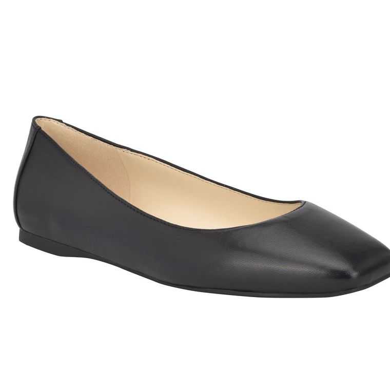 Nine West Alena Square-Puntera Negras | 2183-FOLUK