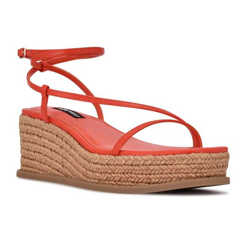 Nine West Alexx Alpargata Naranjas | 3698-QNRXJ