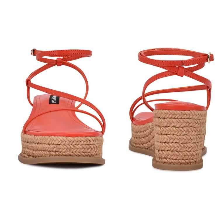 Nine West Alexx Alpargata Naranjas | 3698-QNRXJ