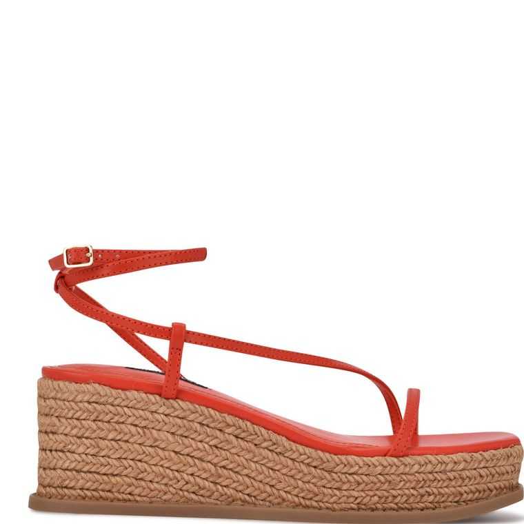 Nine West Alexx Alpargata Naranjas | 3698-QNRXJ