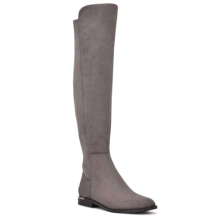 Nine West Allair Over the Knee Gris | 4835-ATZRG