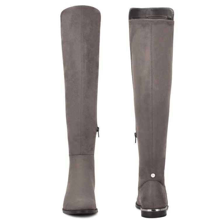 Nine West Allair Over the Knee Gris | 4835-ATZRG