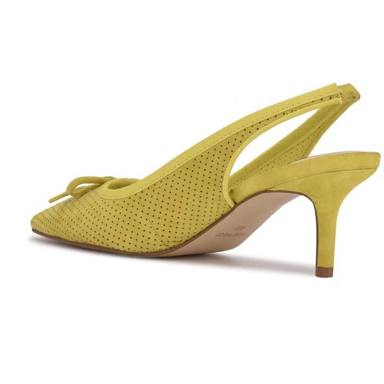 Nine West Aperf Destalonadas Pointy Puntera Pumps Amarillo | 5678-KCQBH