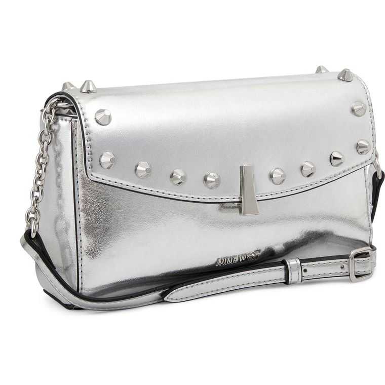 Nine West Arden Crossbody Clutch Plateadas | 6085-XVSJB