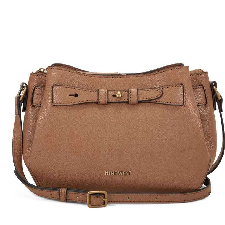 Nine West Aria Jet Set Crossbody Marrones | 4308-ZELKU