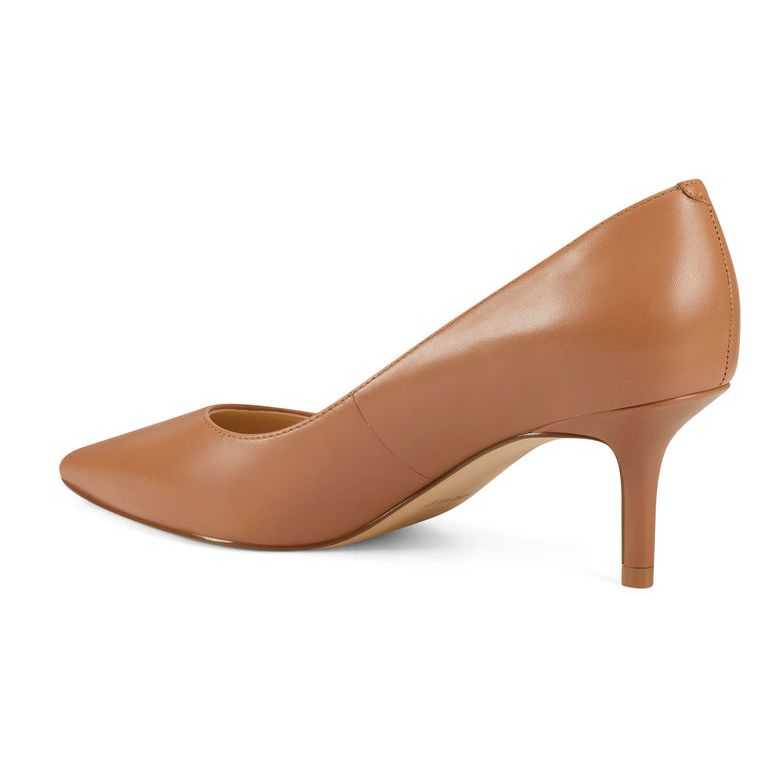 Nine West Arlene Pointy Puntera Pumps Marrones | 5739-MJNXW