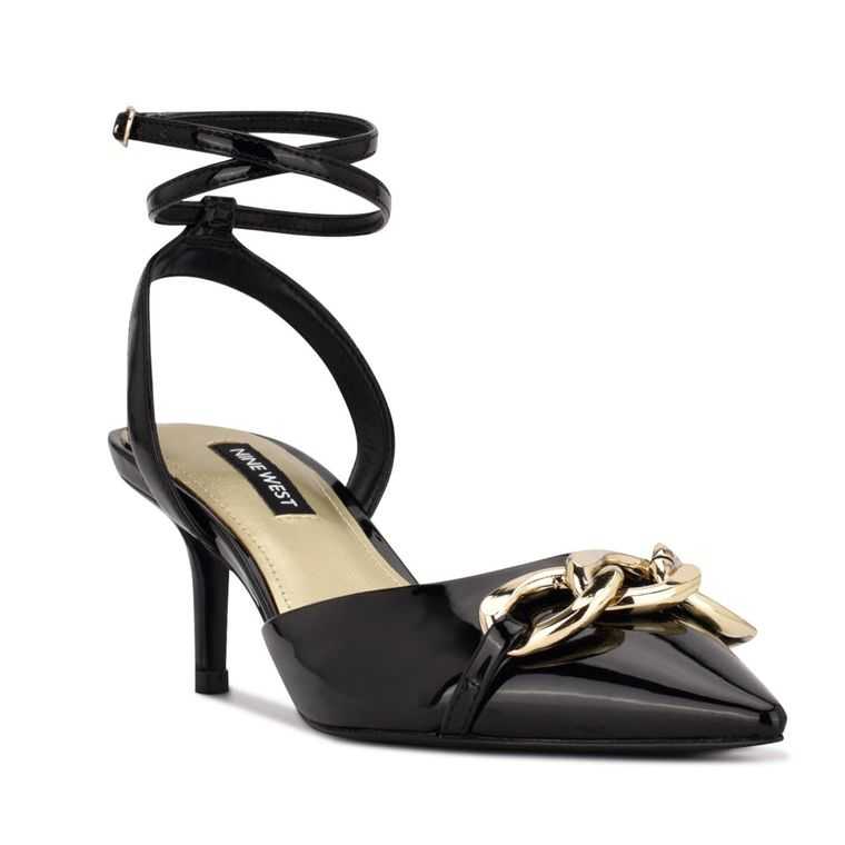 Nine West Arnice Pointy Puntera Pumps Negras | 0682-EFSXN