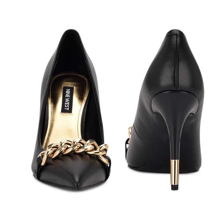 Nine West Balan Pointy Puntera Pumps Negras | 0954-WHJEU