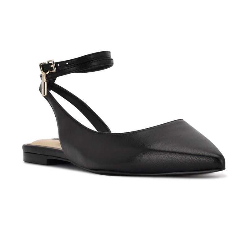 Nine West Baria Pointy Puntera Negras | 5814-TBRKZ