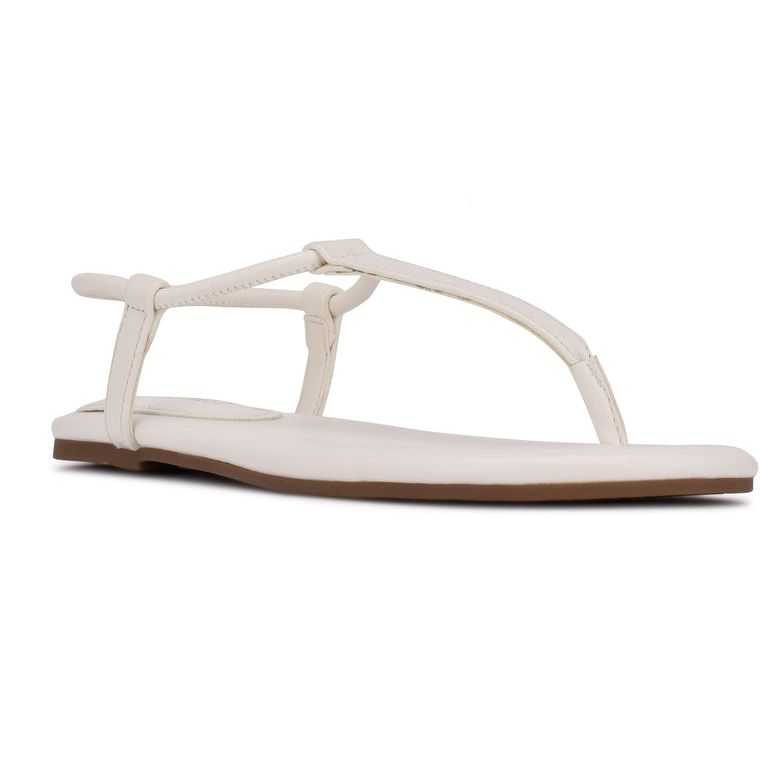 Nine West Bassie Planos Blancas | 4836-DRVGY