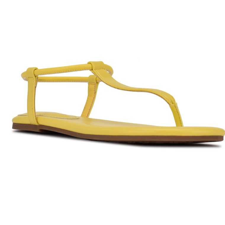 Nine West Bassie Sandals Amarillo | 4706-WTUYC