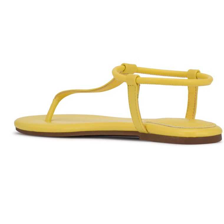 Nine West Bassie Sandals Amarillo | 4706-WTUYC