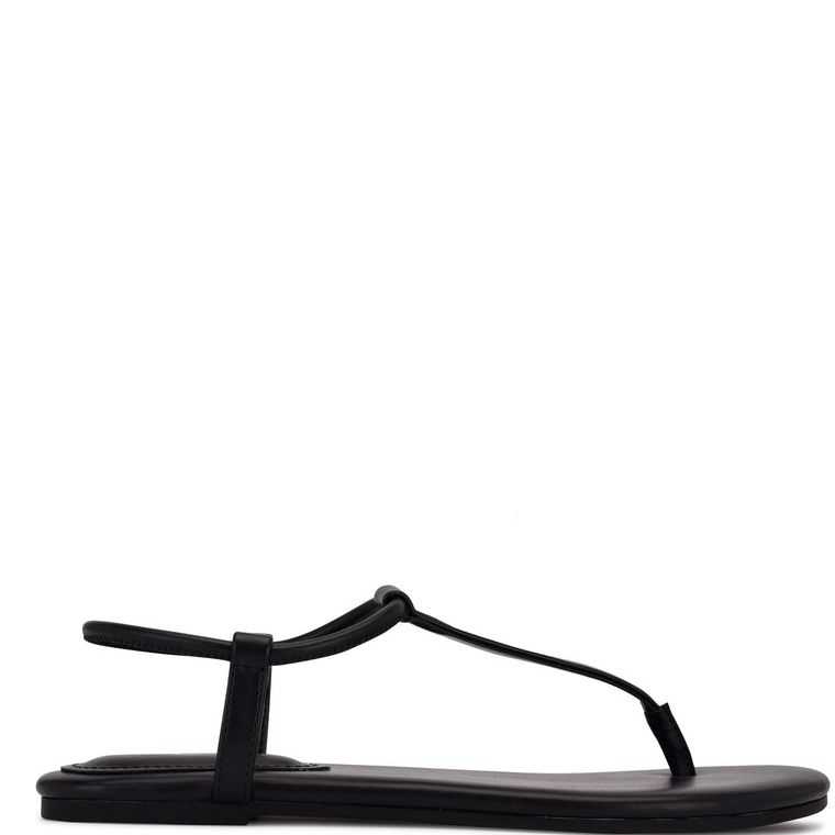 Nine West Bassie Sandals Negras | 5712-VUTOK