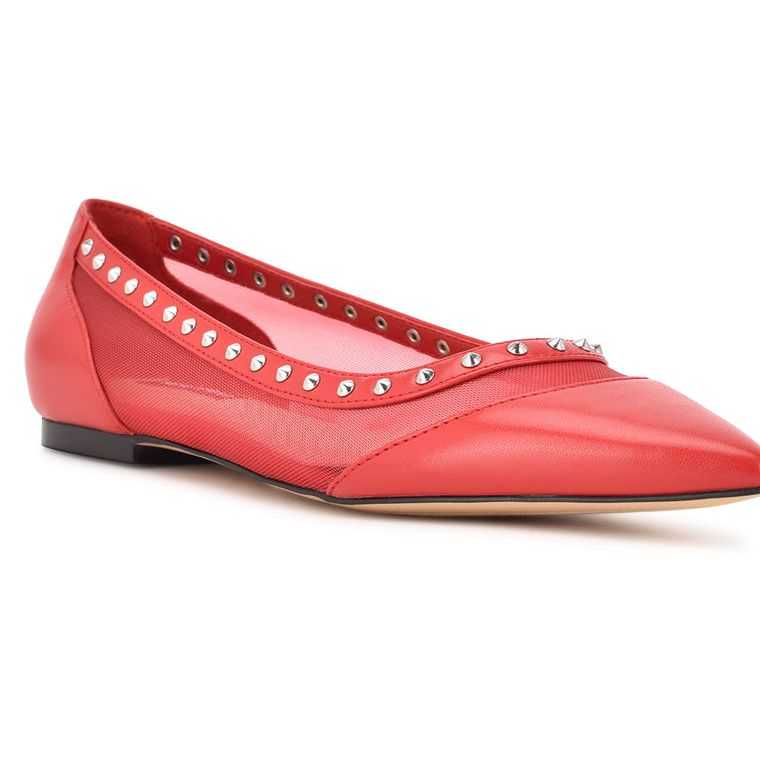 Nine West Bizzie Pointy Puntera Rosas | 1897-MUFXG