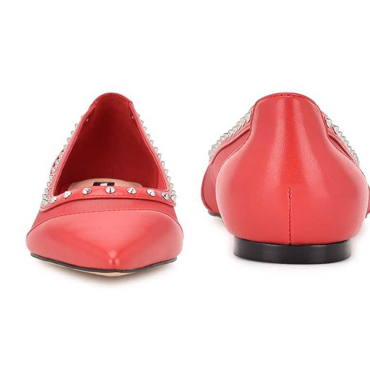 Nine West Bizzie Pointy Puntera Rosas | 1897-MUFXG