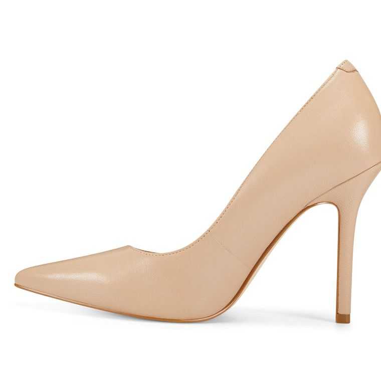 Nine West Bliss Pointy Puntera Pumps Beige Claro | 6537-AWZRE