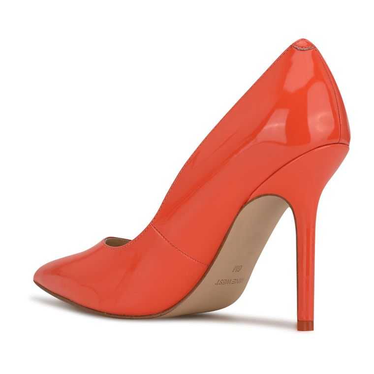 Nine West Bliss Pointy Puntera Pumps Naranjas | 3165-NRFZM