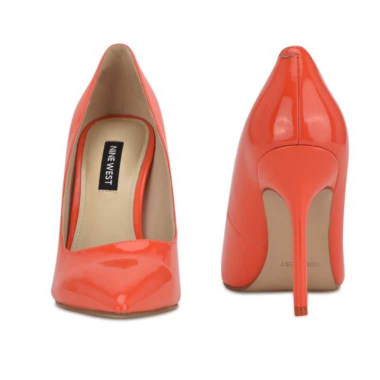 Nine West Bliss Pointy Puntera Pumps Naranjas | 3165-NRFZM