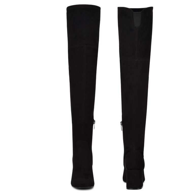 Nine West Blocky Over The Knee Boots Negras | 5203-OMEXU