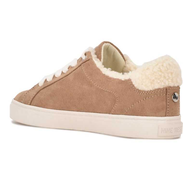 Nine West Bribe Casuales Sneakers Beige Claro | 4217-UWTFX