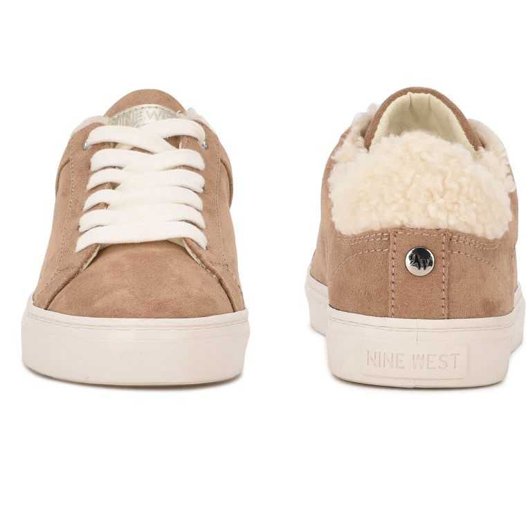 Nine West Bribe Casuales Sneakers Beige Claro | 4217-UWTFX