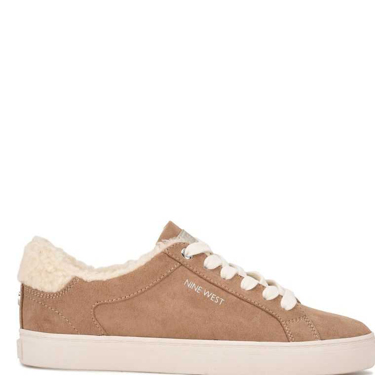 Nine West Bribe Casuales Sneakers Beige Claro | 4217-UWTFX