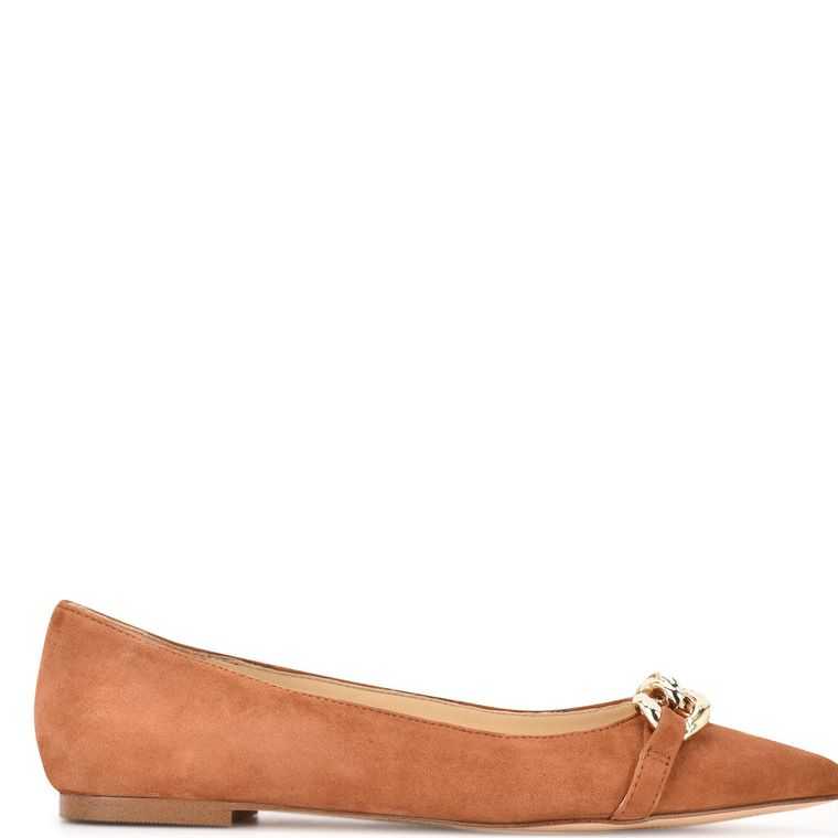 Nine West Brinks Pointy Puntera Beige | 4328-EBGFP