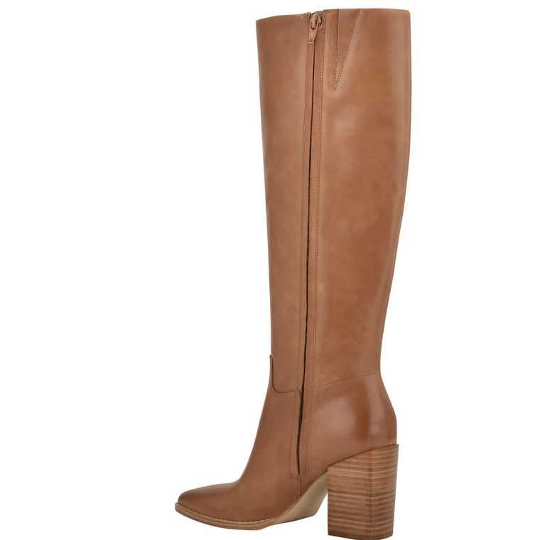 Nine West Brixe Boots Beige | 2179-TOLAG