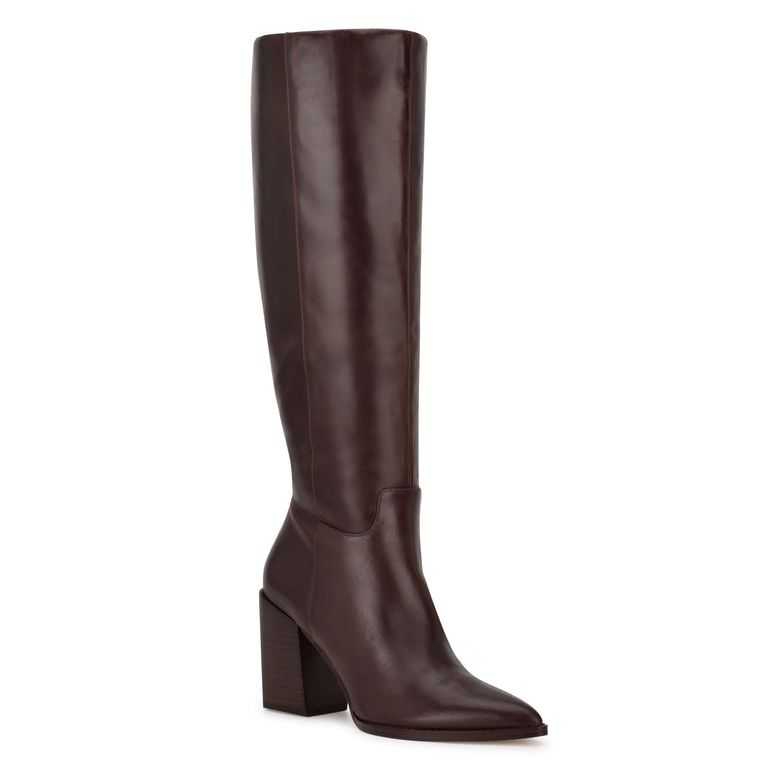 Nine West Brixe Boots Marrones | 4091-LSKQU