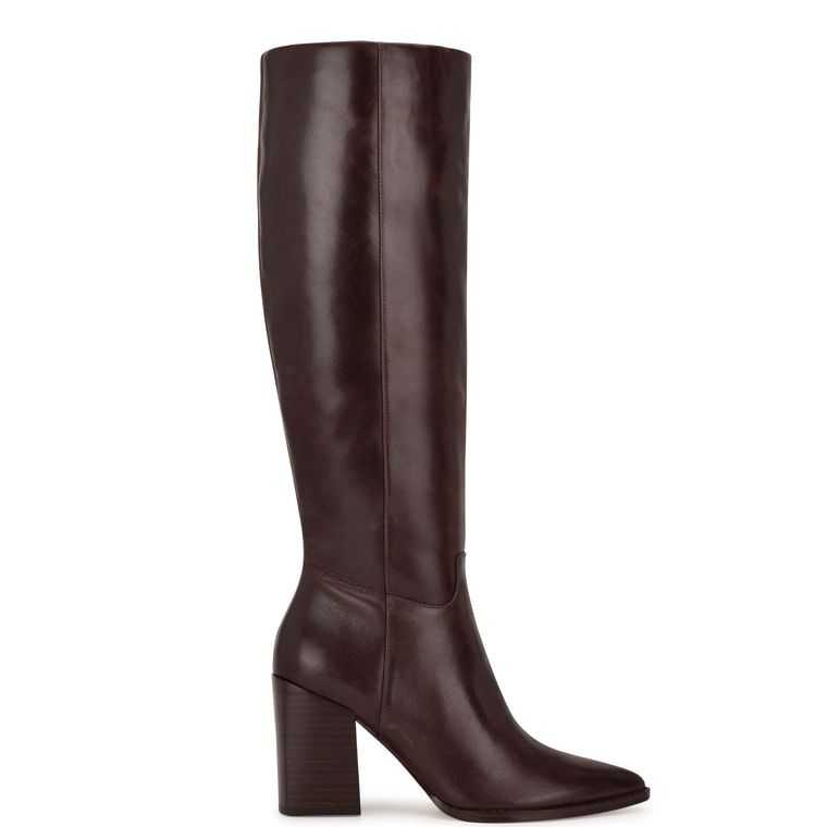 Nine West Brixe Boots Marrones | 4091-LSKQU