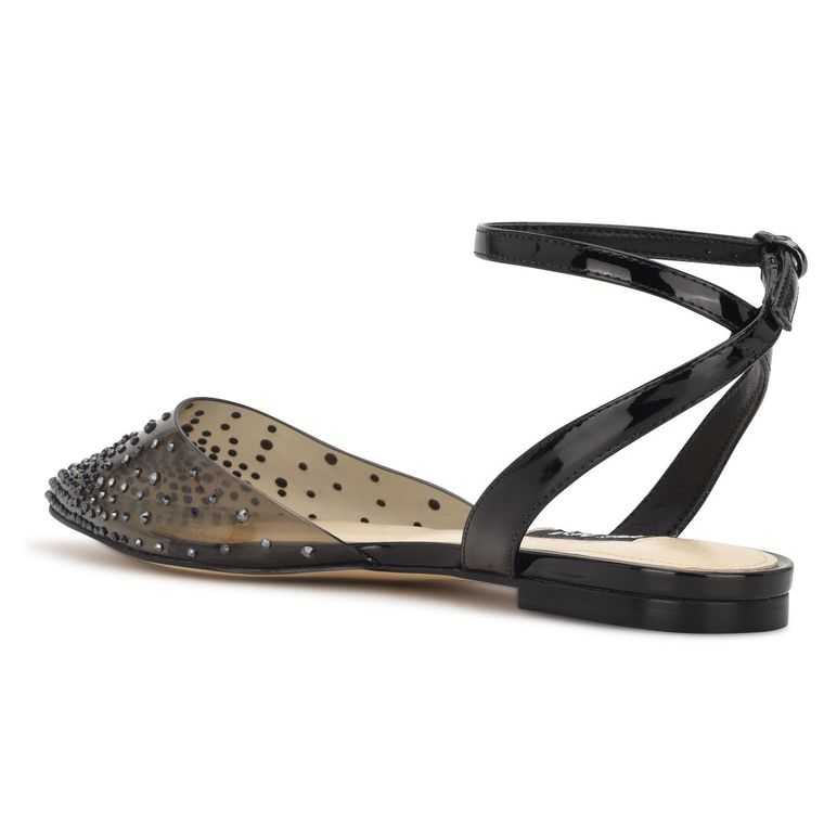 Nine West Briya Pointy Puntera Negras | 0528-ZGOBR