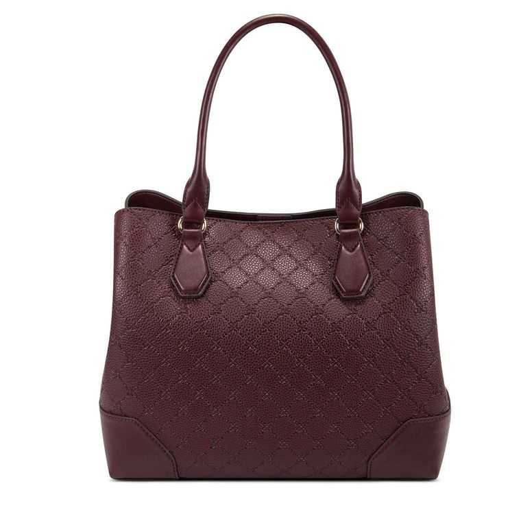 Nine West Brooklyn Jet Set Carryall Burdeos | 3690-PGUIX