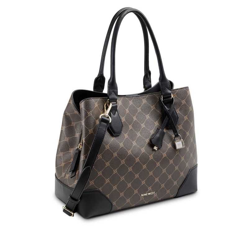 Nine West Brooklyn Jet Set Carryall Marrones Negras | 5708-HVZRC