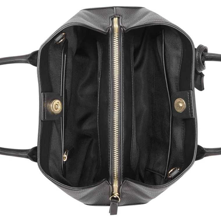 Nine West Brooklyn Jet Set Satchel Negras | 2960-JGPXN