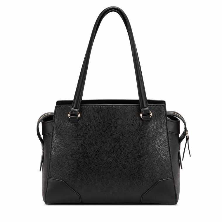 Nine West Brooklyn Jet Set Shldr Satchel Negras | 0326-PIUKX