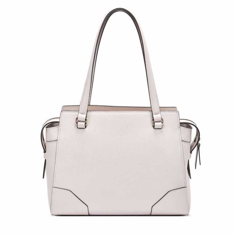 Nine West Brooklyn Jet Set Shldr Satchel Beige | 4630-APSRL