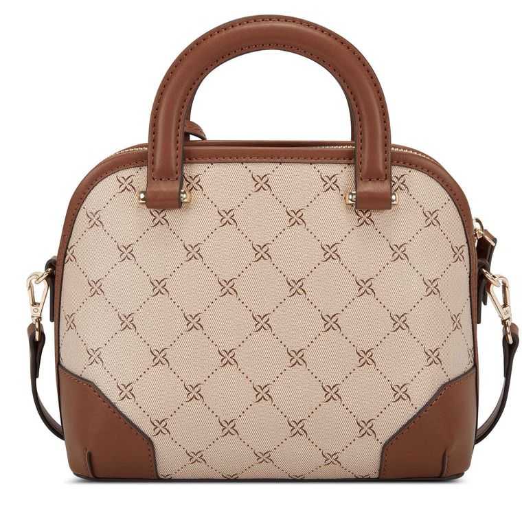 Nine West Brooklyn Mini Dome Satchel Kaki Marrones | 7160-CHIJD