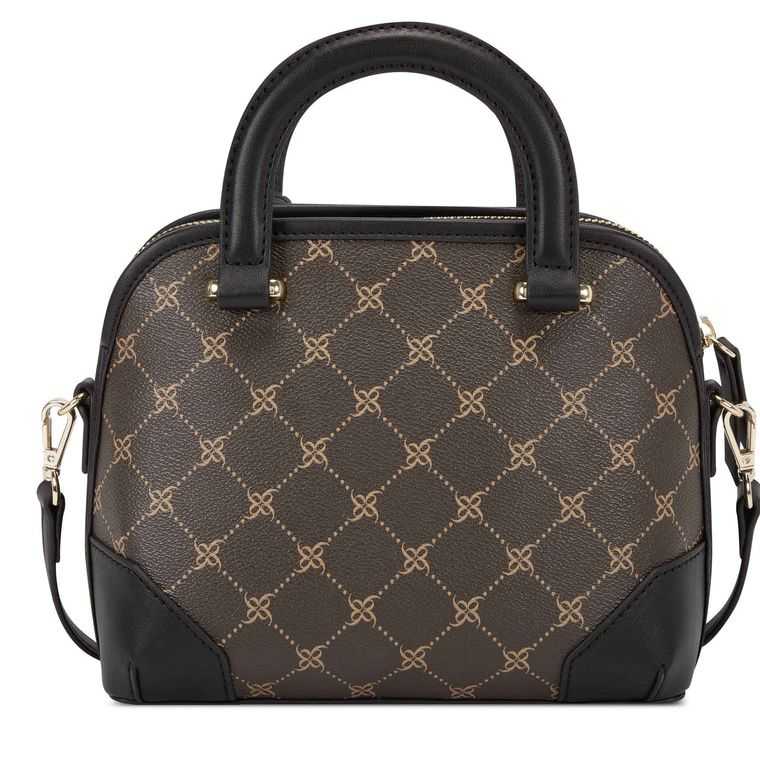 Nine West Brooklyn Mini Dome Satchel Marrones | 1427-RSAPW