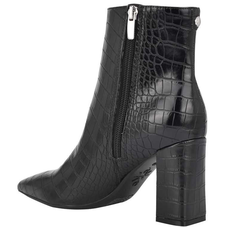 Nine West Cacey 9x9 Booties Negras | 6273-YLFWQ