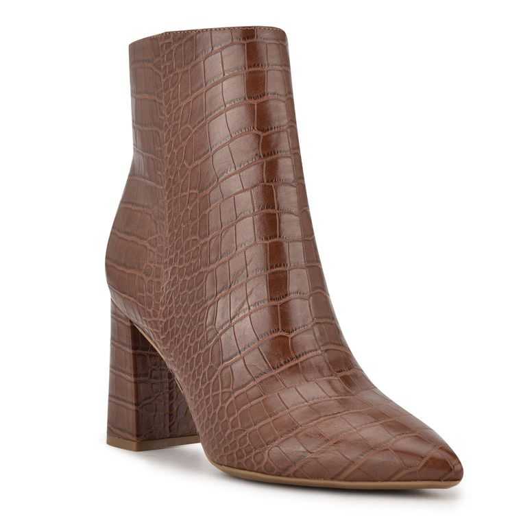 Nine West Cacey 9x9 Tacón Marrones | 5783-SVTLG