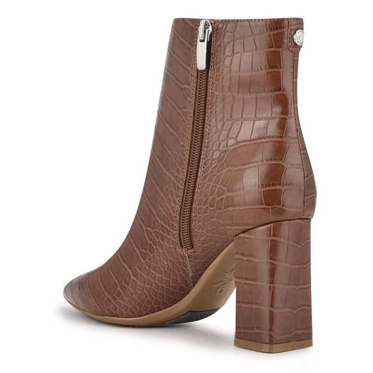 Nine West Cacey 9x9 Tacón Marrones | 5783-SVTLG