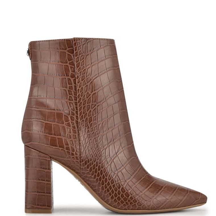 Nine West Cacey 9x9 Tacón Marrones | 5783-SVTLG