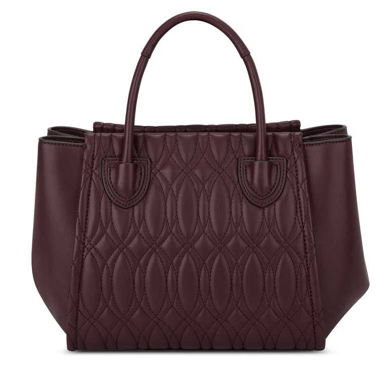 Nine West Camden Jet Set Satchel Burdeos | 1485-MRLQP