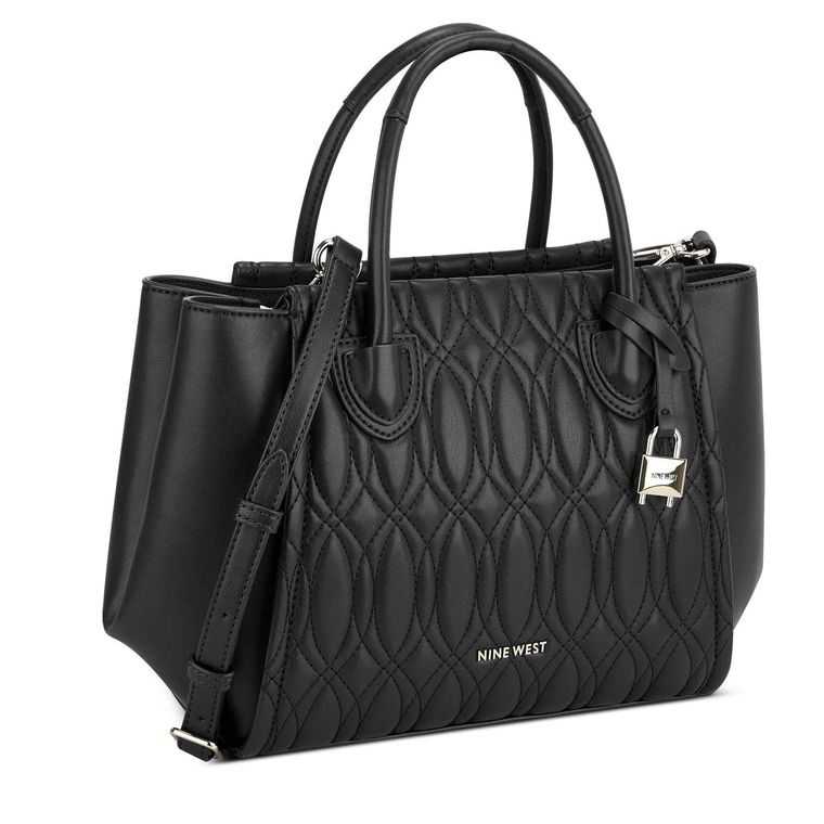 Nine West Camden Jet Set Satchel Negras | 5102-ULITN