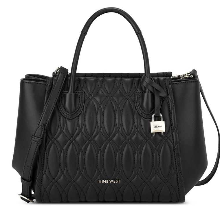 Nine West Camden Jet Set Satchel Negras | 5102-ULITN