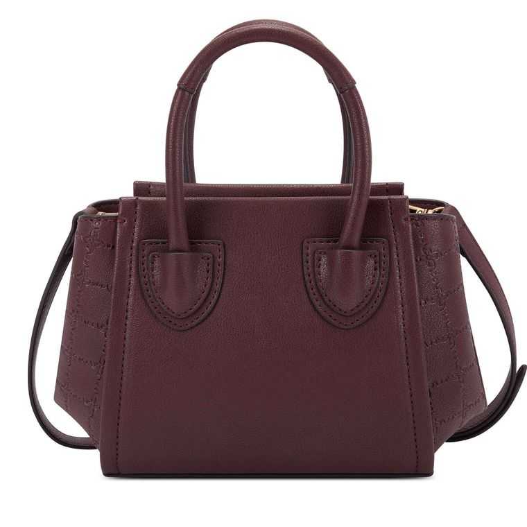 Nine West Camden Mini Satchel Burdeos | 3287-KLNFX