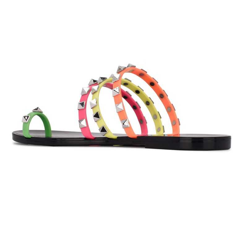 Nine West Cartee Jelly Sandals Multicolor | 2195-QUWPG