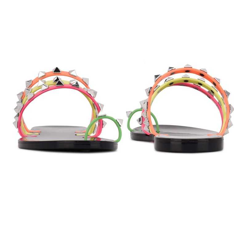 Nine West Cartee Jelly Sandals Multicolor | 2195-QUWPG