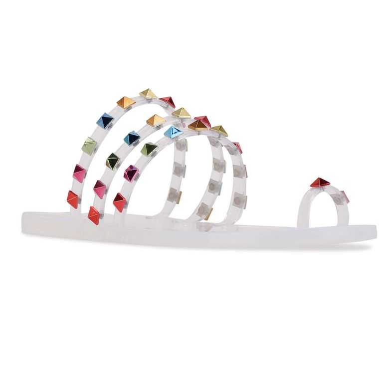 Nine West Cartee Jelly Sandals Multicolor | 6978-WNXVT